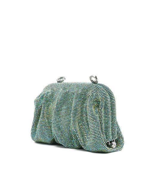 Benedetta Bruzziches Green Venus La Petite Embellished Clutch Bag