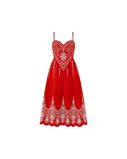 Farm Rio Red The Vicky Dress
