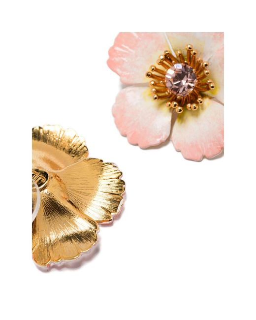 Jennifer Behr Pink Deb Flower Earrings