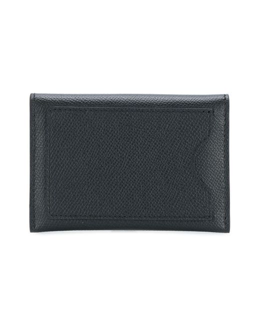 Ferragamo Black Vara Bow-Detail Leather Wallet