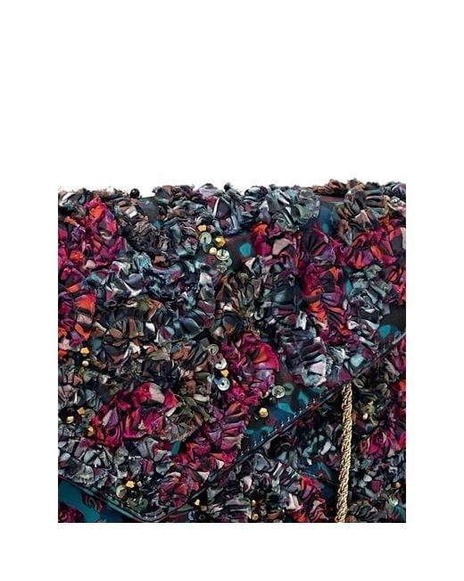 Dries Van Noten Multicolor Envelope Clutch Bag