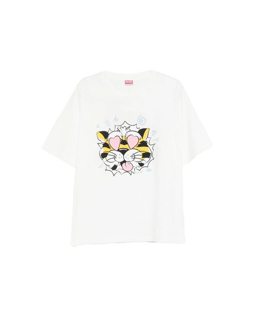 KENZO White T-Shirts & Vests for men