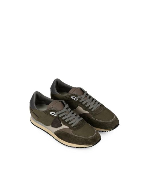 Philippe Model Green Blville Sneakers for men