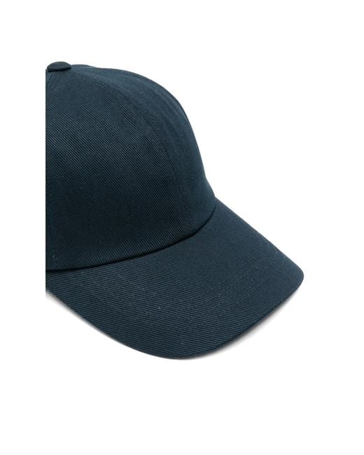 Adererror Blue Logo-Patch Baseball Cap for men