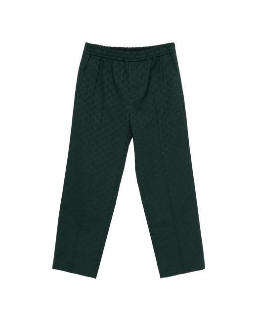 Gucci Green Trousers for men