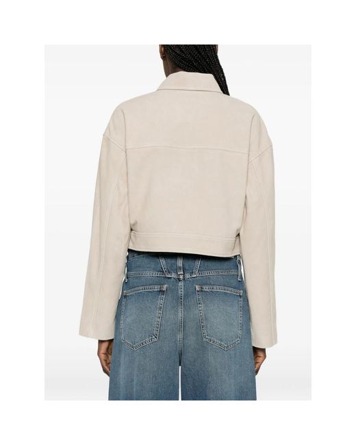 Anine Bing Natural Outerwears Neutral