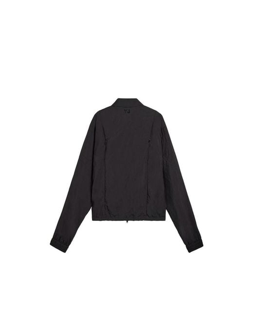 Y-3 Black Collared Zip Jacket