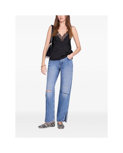 Anine Bing Black Mael Camisole