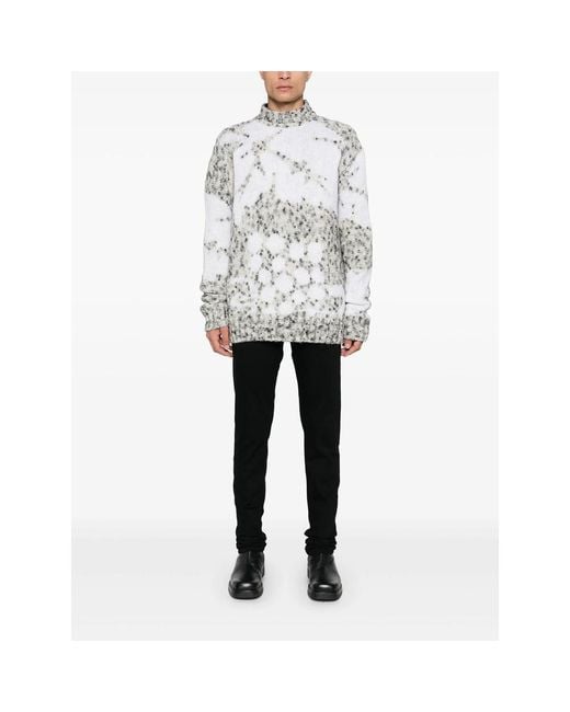 FEDERICO CINA White Grape Sweater for men