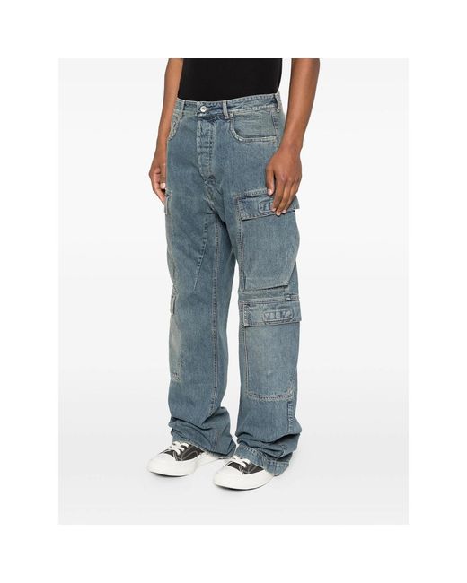 Rick Owens Blue Denim for men