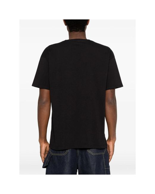 WILD DONKEY Black Graphic-Print T-Shirt for men