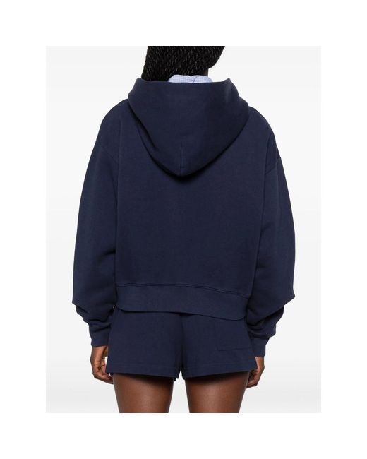 Sporty & Rich Blue Hooded Sweatshirt