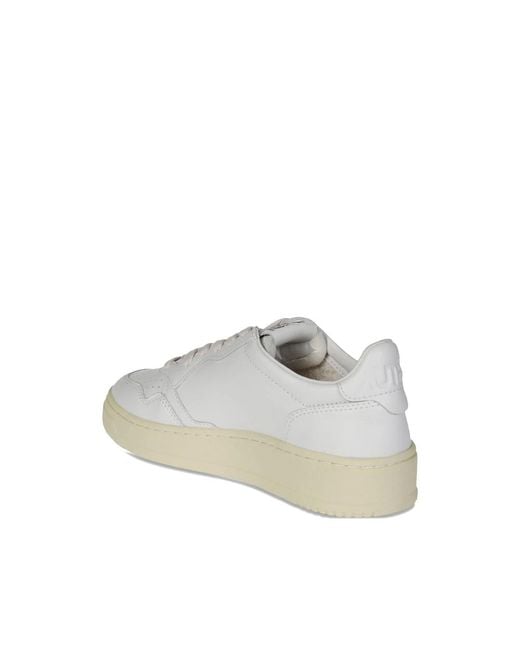 Autry Gray Perforated Panelled Sneakers