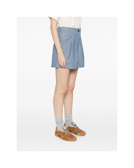 Moncler Blue Shorts