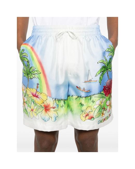 Casablanca Blue Shorts for men