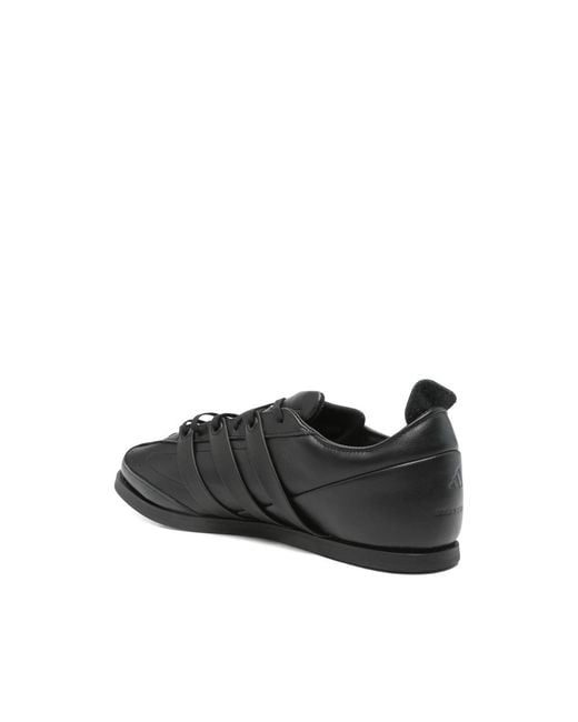Adidas X Entire Studios Black X Entire Studios Ace Leather Lace-Up Sneakers for men