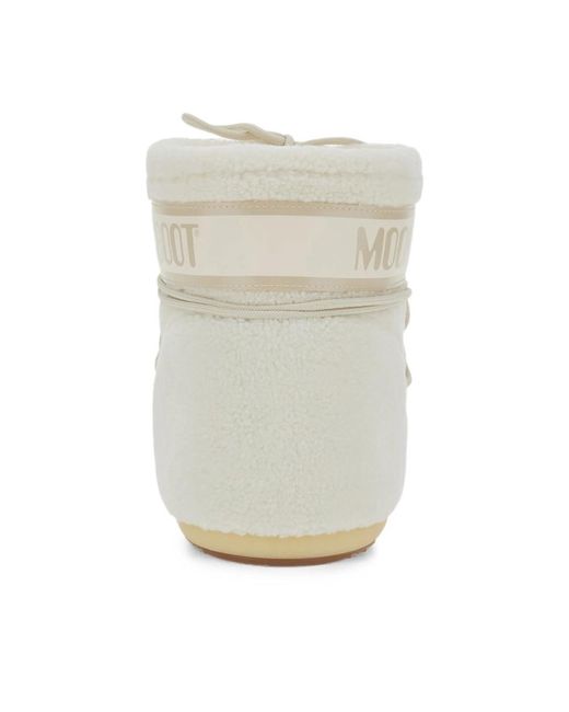 Moon Boot Natural Icon Low Shearling-Effect Boots