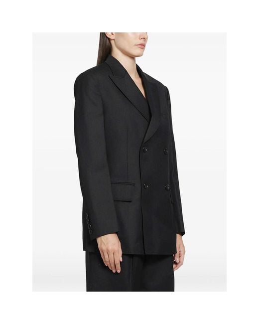 Junya Watanabe Black Double Blazer