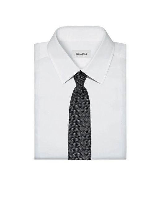 Ferragamo Gray Ties & Bow Ties for men