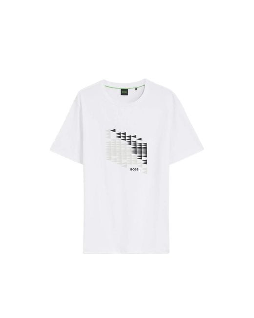 Boss White T-Shirts And Vests for men