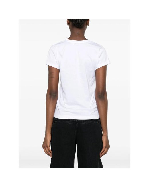 Mazzarelli White Calliope V-Neck T-Shirt