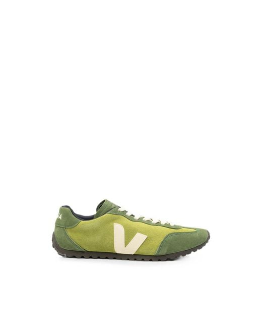 Veja Green Gt Suede V-Logo Sneakers for men