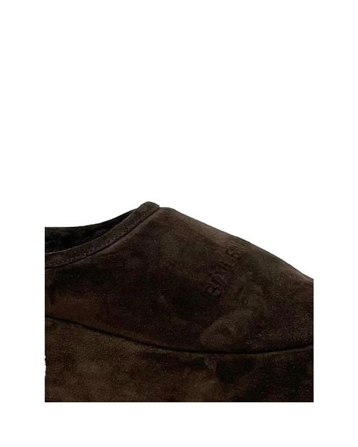 Balenciaga Black Alaska Platform Shoes