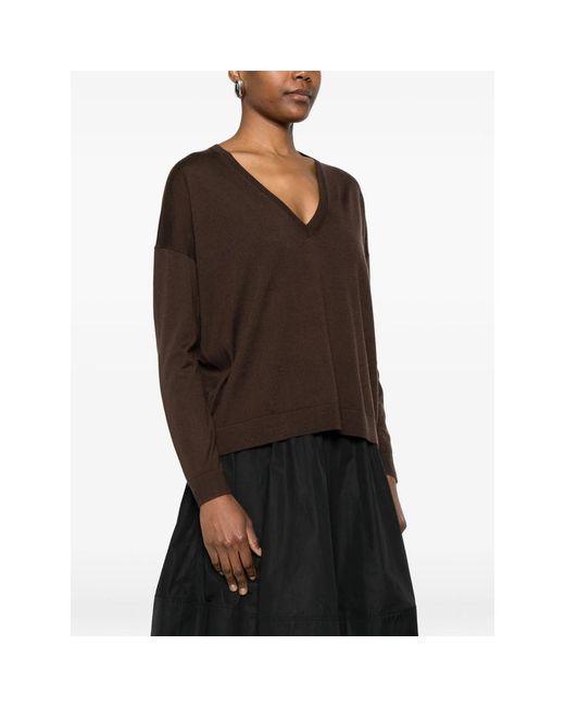 Co. Brown V-Neck Sweater