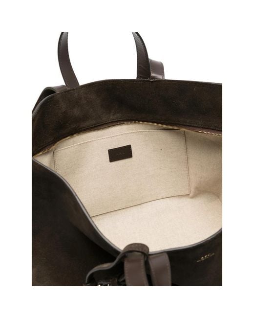 A.P.C. Black Tote Bags