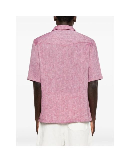 Brunello Cucinelli Pink Shirts for men