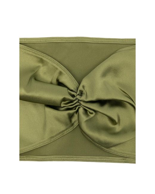 Jennifer Behr Green Twisted Hair Wrap