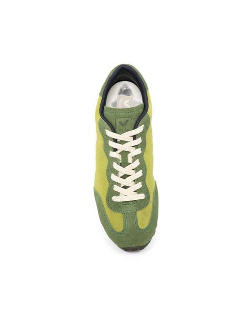 Veja Green Gt Suede V-Logo Sneakers for men