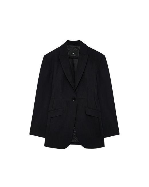 Anine Bing Black Elga Blazer