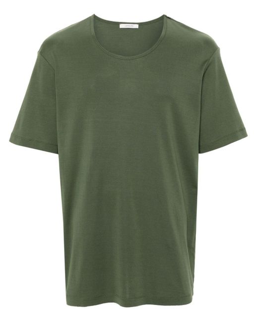 Lemaire Green Rib U Cotton T-Shirt for men