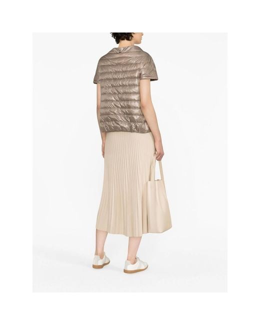 Herno Gray Outerwears Brown