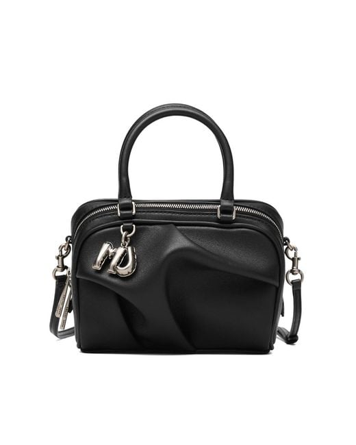 Marc Jacobs Black Leather Tote Bag
