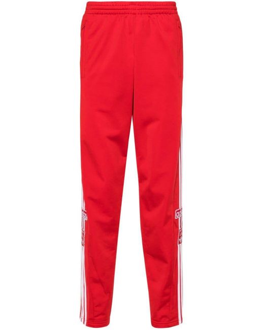 Adidas Red Adibreak Track Pants for men