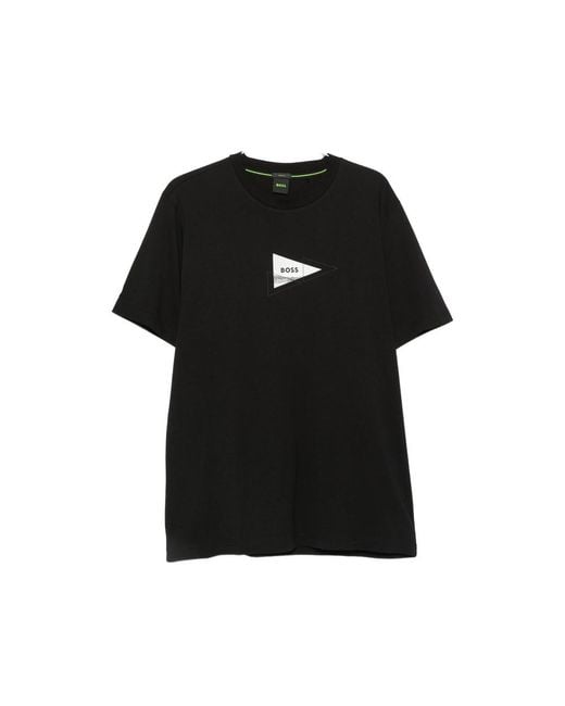 Boss Black Logo-Print T-Shirt for men