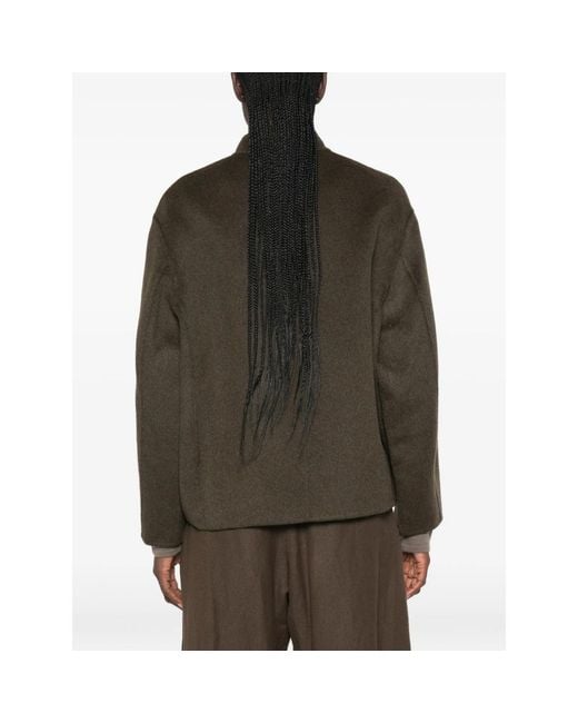 Soeur Green Windsor High-Neck Jacket