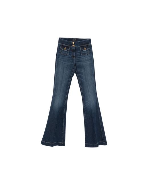 Seafarer Blue Emi Flared Jeans