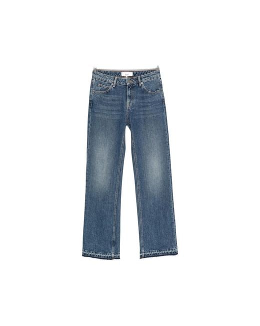 Ba&sh Blue Vana Released-Hem Jeans
