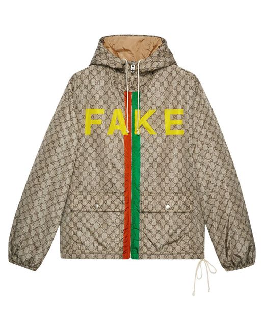 Gucci Multicolor Red And Green Down Baroque Gillet Jacket for men