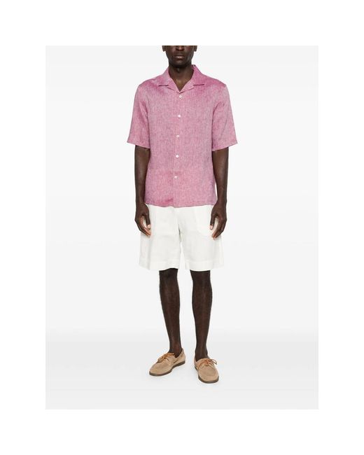 Brunello Cucinelli Pink Shirts for men