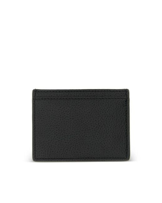 Vivienne Westwood Black Orb Logo-Detail Card Holder for men