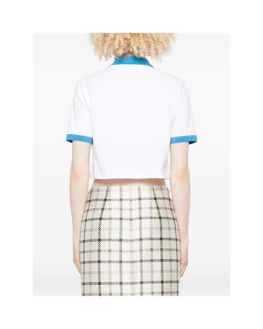 Versace Blue Tops