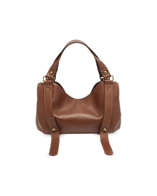 DIESEL Brown D-One-Small Top-Handle Bag