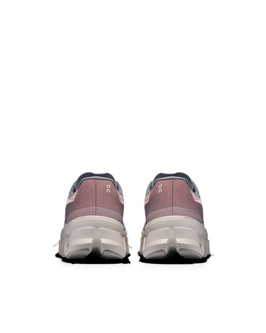 On Shoes Pink Cloudmonster Void Sneakers