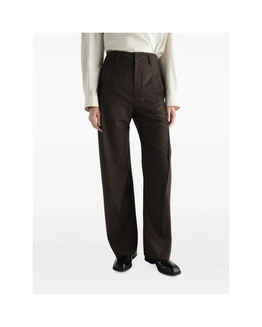 Lemaire Brown Baggy Pants