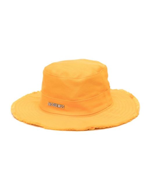Jacquemus Yellow Hats for men