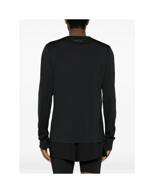 Adidas X Entire Studios Black X Entire Studios Logo-Print Long-Sleeve T-Shirt for men